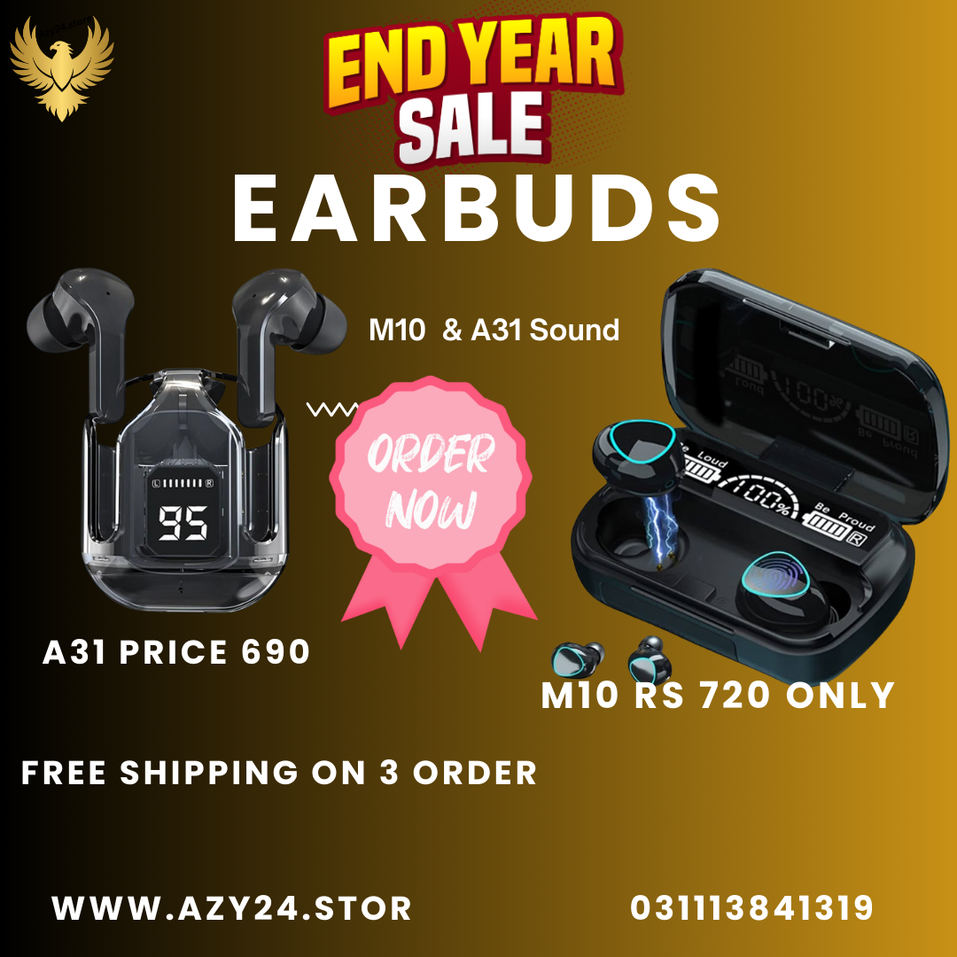 New Year Sale On M10 & A31 EarBuds