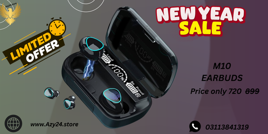 M10 Earbuds for sale on Best Discount Price on new year sale